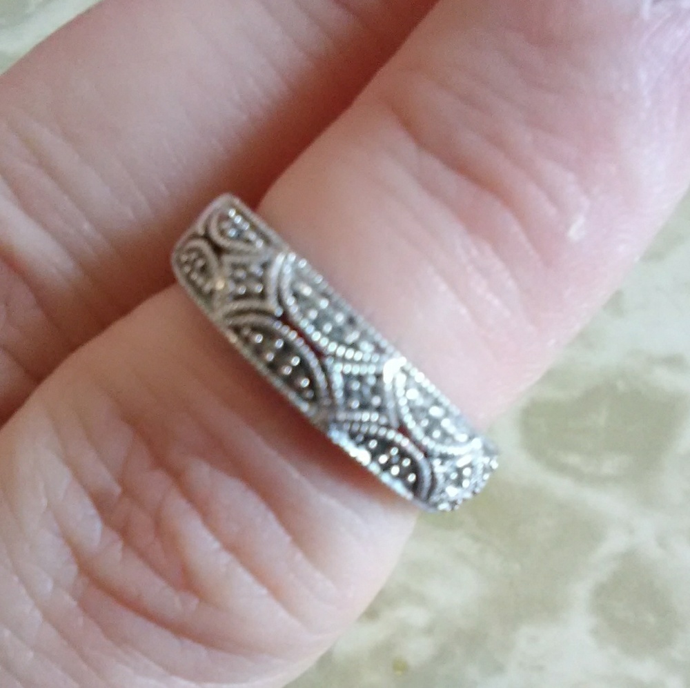 Sterling Diamond ring